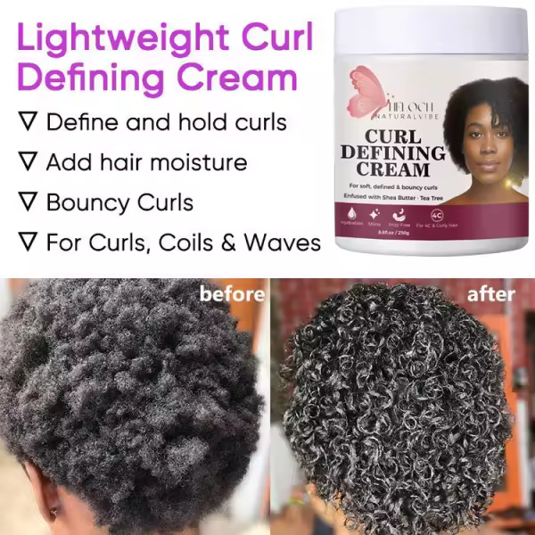 Curly Hair Cream – Moisturize & Define Curls